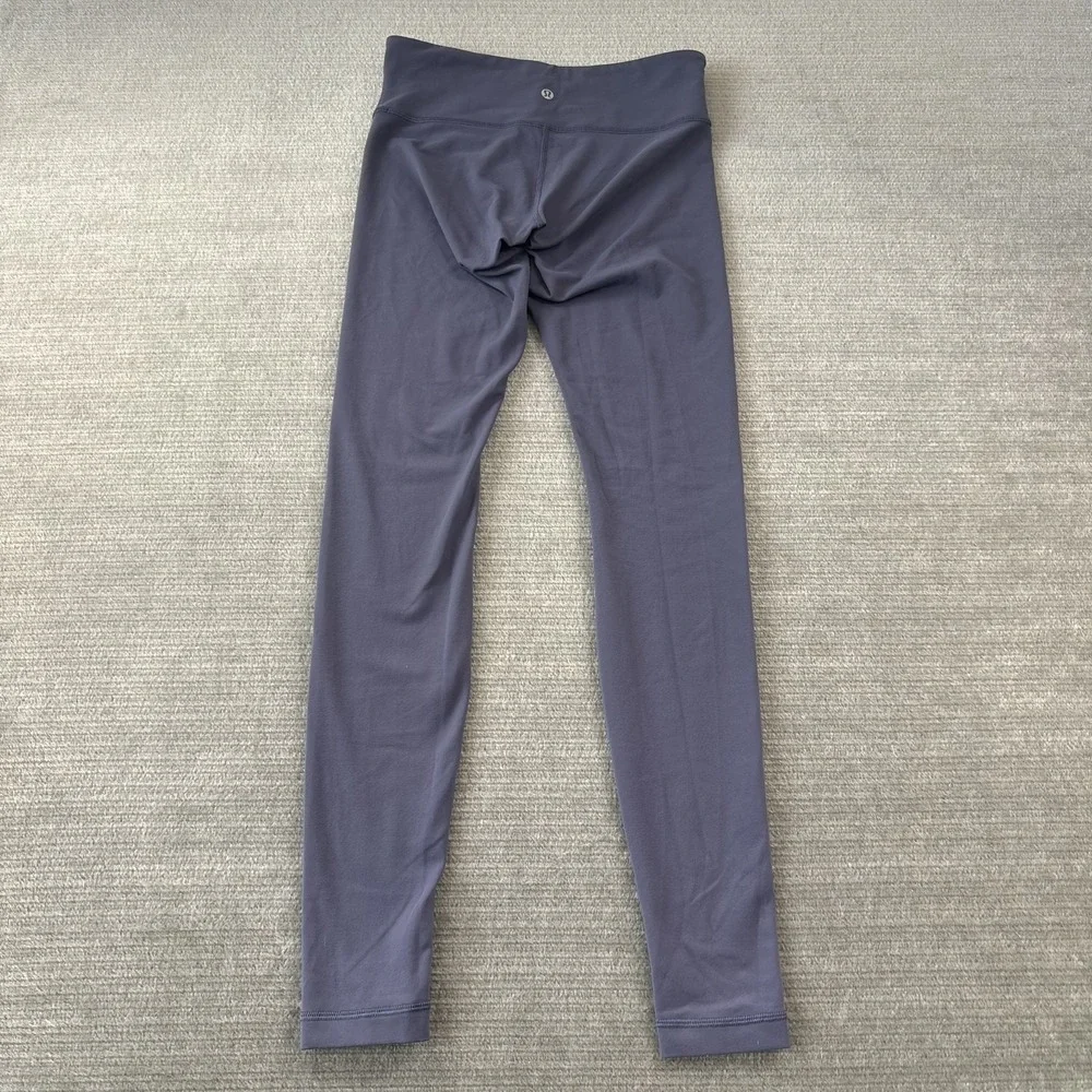 Lululemon Leggings Womens 6 Blue High Waist Gym Skinny Running Stretch Yoga